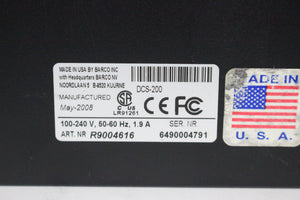 Barco DCS-200 Presentation Switcher (DVI Tested)