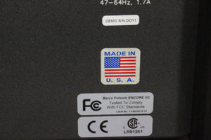 Barco Folsom Encore SC Video Controller w/ Accessories in Hard Carrying Case