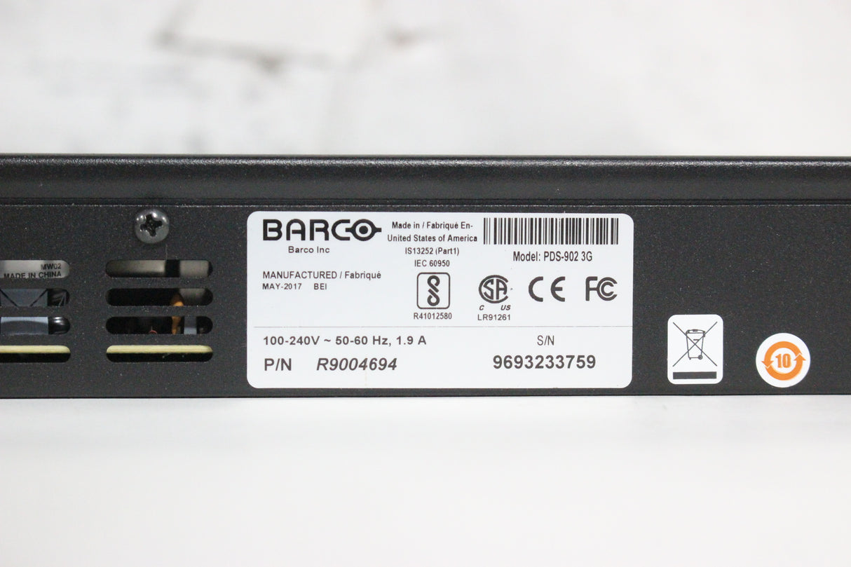 Barco R9004694 PDS-902 3G Digital Switcher