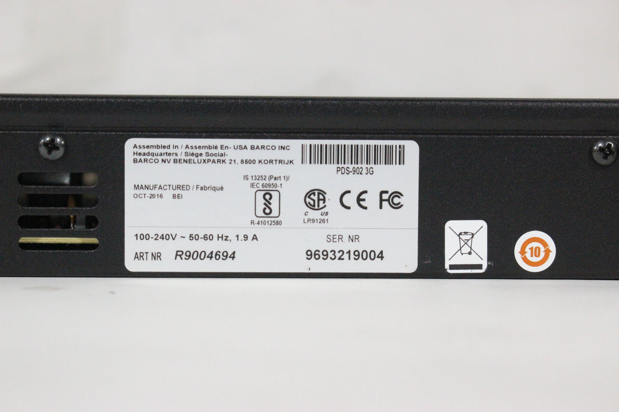 Barco R9004694 PDS-902 3G Digital Switcher