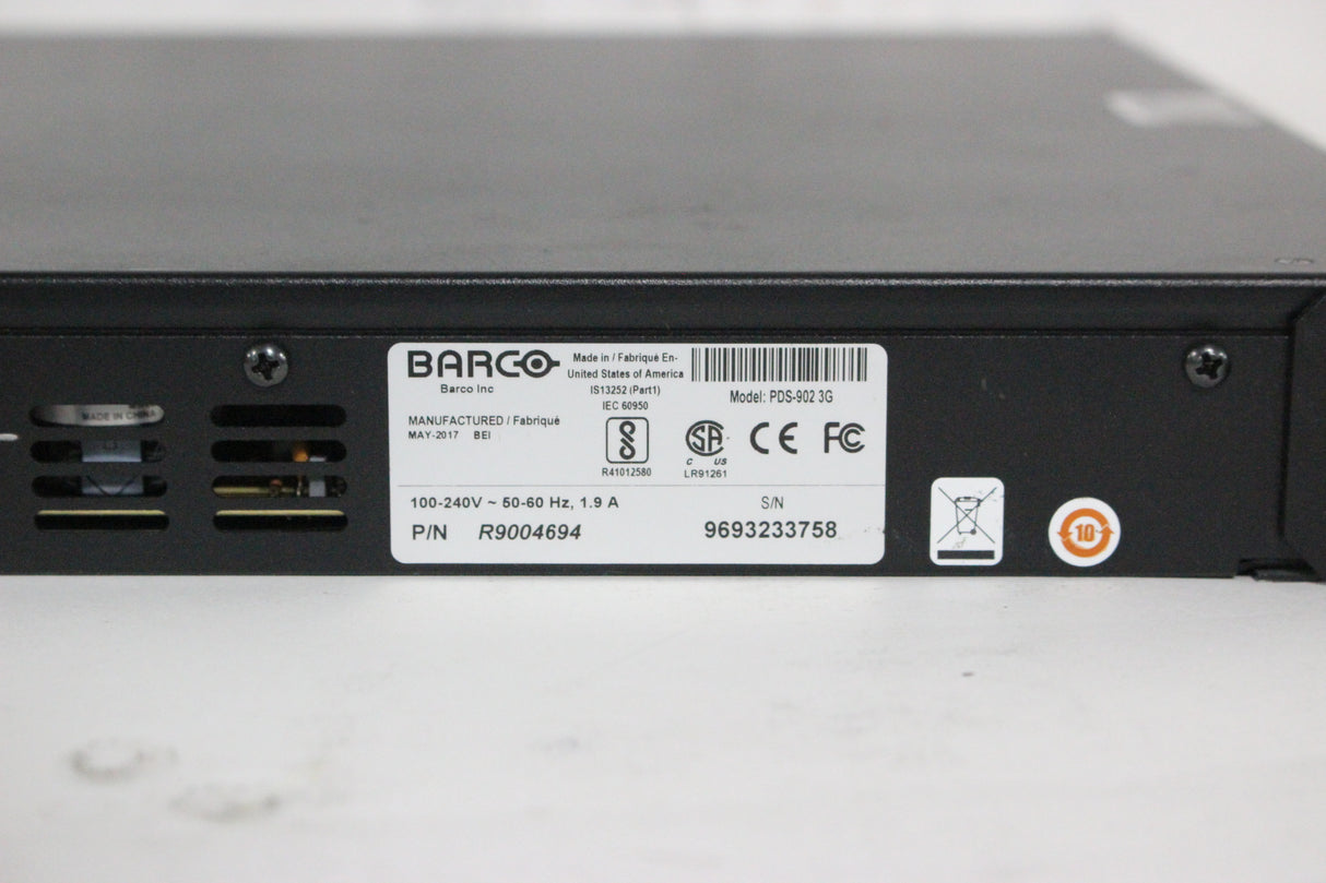 Barco R9004694 PDS-902 3G Digital Switcher