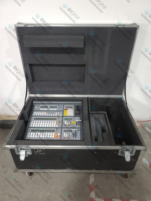 Barco R9004623 FSN-150 Compact Video Controller w/ RCP-120 Remote Control Panel and FSN LCD Display in Wheeled Road Case