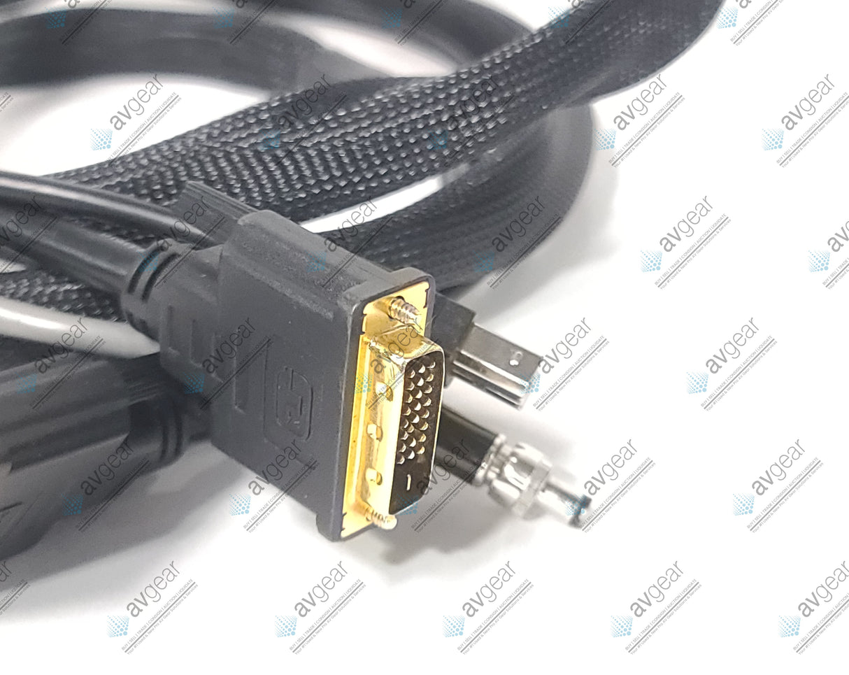 Barco R9004623 FSN-150 Compact Video Controller w/ RCP-120 Remote Control Panel and FSN LCD Display in Wheeled Road Case