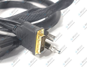 Barco R9004623 FSN-150 Compact Video Controller w/ RCP-120 Remote Control Panel and FSN LCD Display in Wheeled Road Case