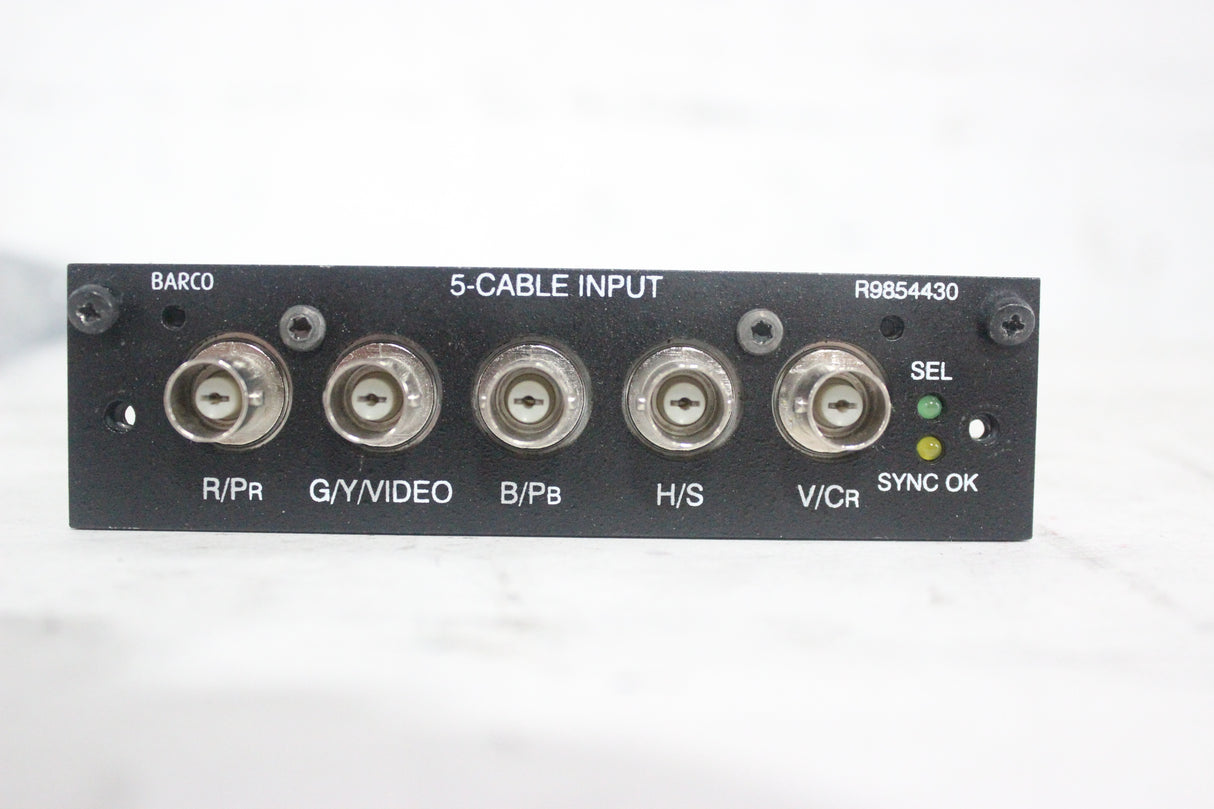 Barco R9854430 5 Cable SDI Input Card For FLM and CLM Projectors