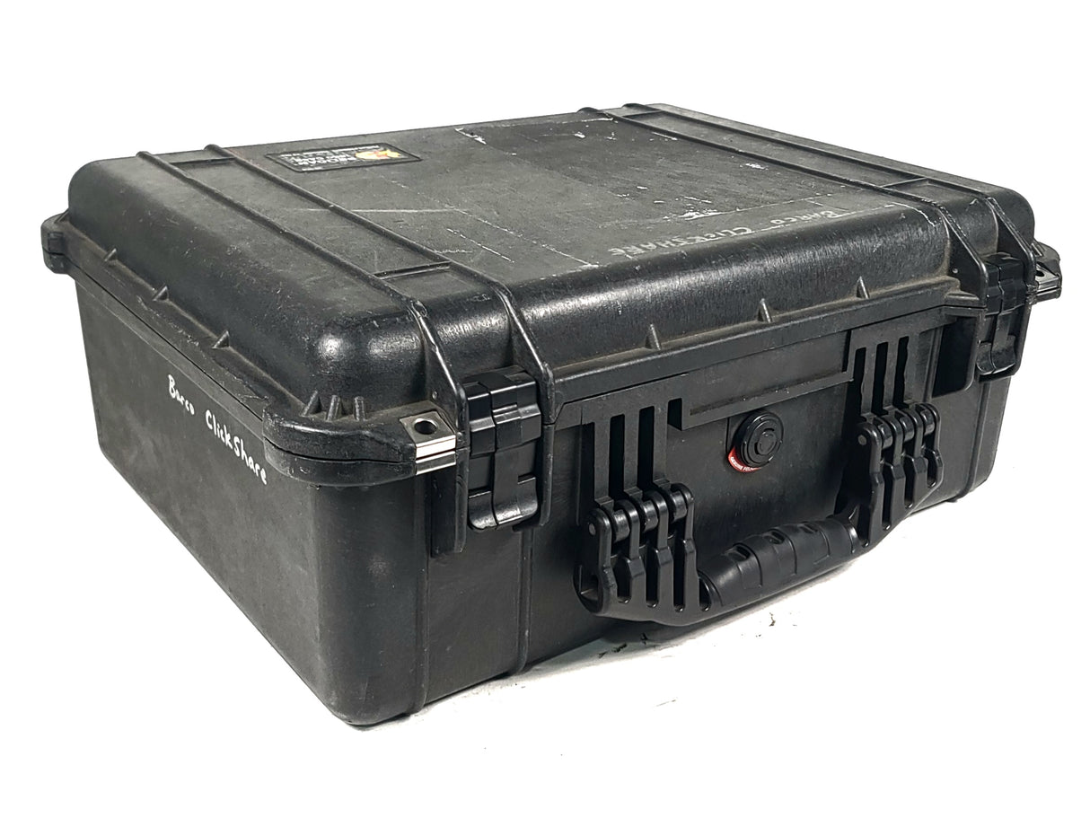 Barco R9861008 Clickshare w/ (4) Barco Clickshare Buttons & Barco Tray Pack in Pelican 1550 Case