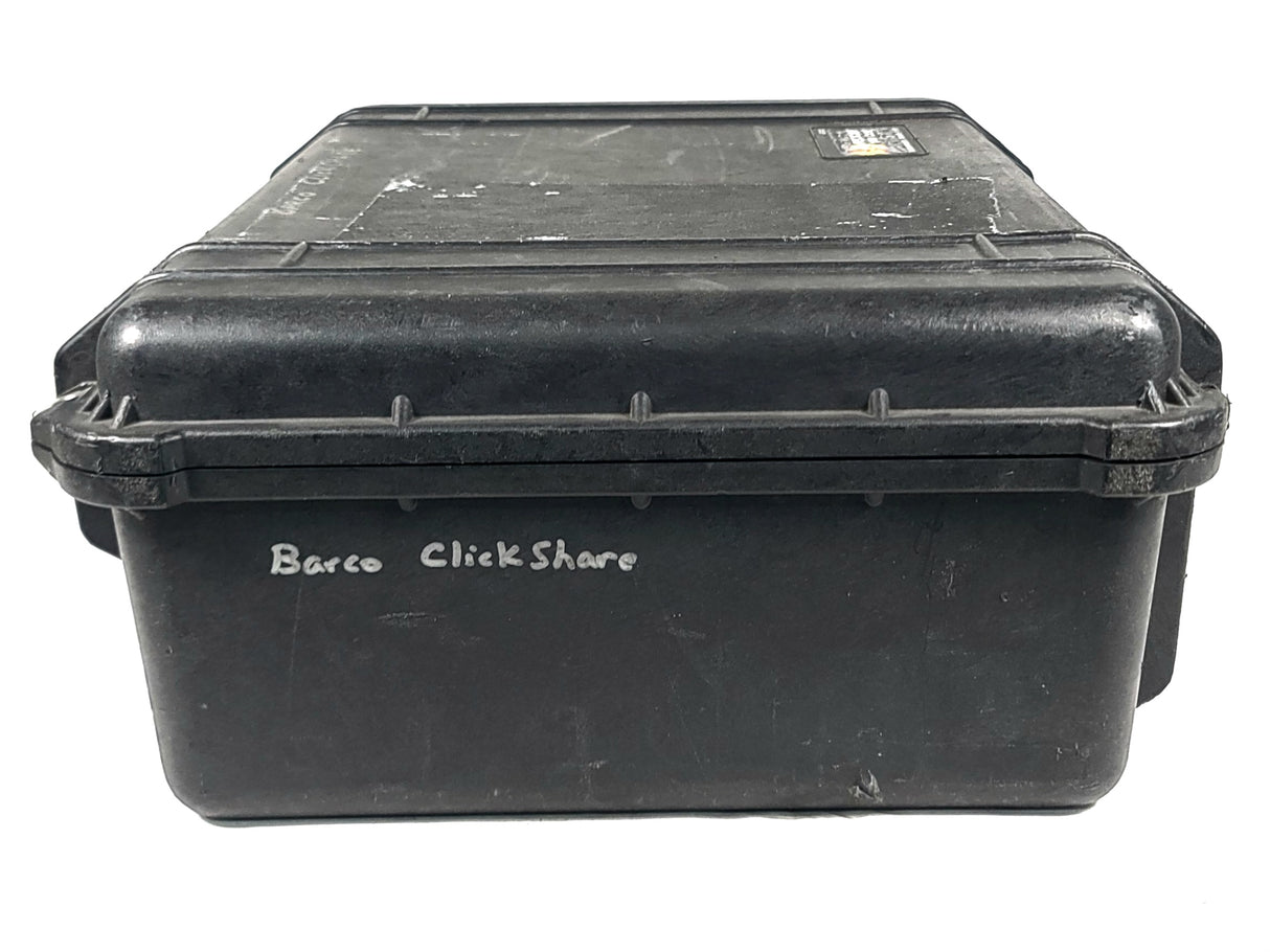 Barco R9861008 Clickshare w/ (4) Barco Clickshare Buttons & Barco Tray Pack in Pelican 1550 Case