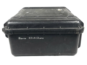 Barco R9861008 Clickshare w/ (4) Barco Clickshare Buttons & Barco Tray Pack in Pelican 1550 Case