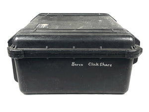 Barco R9861008 Clickshare w/ (4) Barco Clickshare Buttons & Barco Tray Pack in Pelican 1550 Case