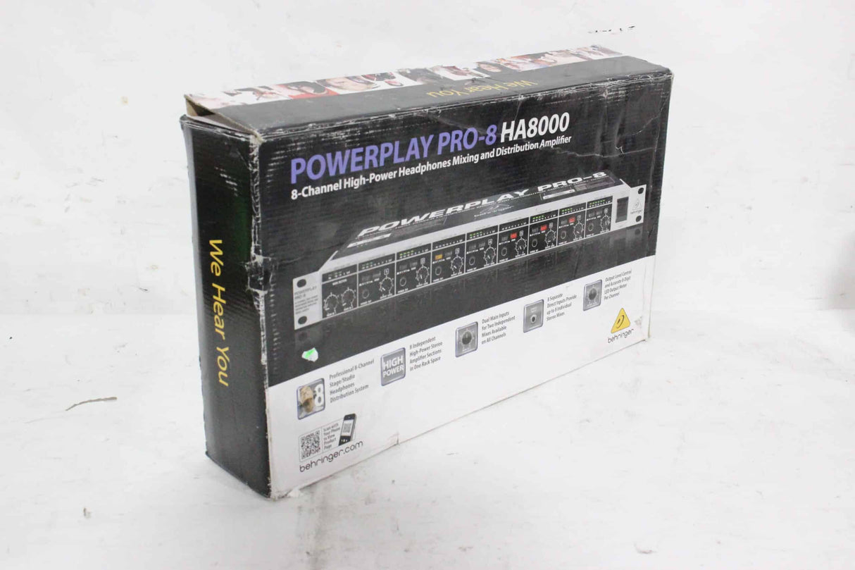 Behringer Powerplay Pro-8 Headphone Distribution Amplifier Model HA8000 - 1|Behringer Powerplay Pro-8 Headphone Distribution Amplifier Model HA8000 - 2|Behringer Powerplay Pro-8 Headphone Distribution Amplifier Model HA8000 - 3|Behringer Powerplay Pro-8 Headphone Distribution Amplifier Model HA8000 - 4|Behringer Powerplay Pro-8 Headphone Distribution Amplifier Model HA8000 - 5|Behringer Powerplay Pro-8 Headphone Distribution Amplifier Model HA8000 - 6|Behringer Powerplay Pro-8 Headphone Distribu