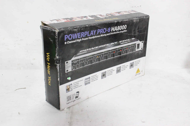 Behringer Powerplay Pro-8 Headphone Distribution Amplifier Model HA8000 - 1|Behringer Powerplay Pro-8 Headphone Distribution Amplifier Model HA8000 - 2|Behringer Powerplay Pro-8 Headphone Distribution Amplifier Model HA8000 - 3|Behringer Powerplay Pro-8 Headphone Distribution Amplifier Model HA8000 - 4|Behringer Powerplay Pro-8 Headphone Distribution Amplifier Model HA8000 - 5|Behringer Powerplay Pro-8 Headphone Distribution Amplifier Model HA8000 - 6|Behringer Powerplay Pro-8 Headphone Distribu