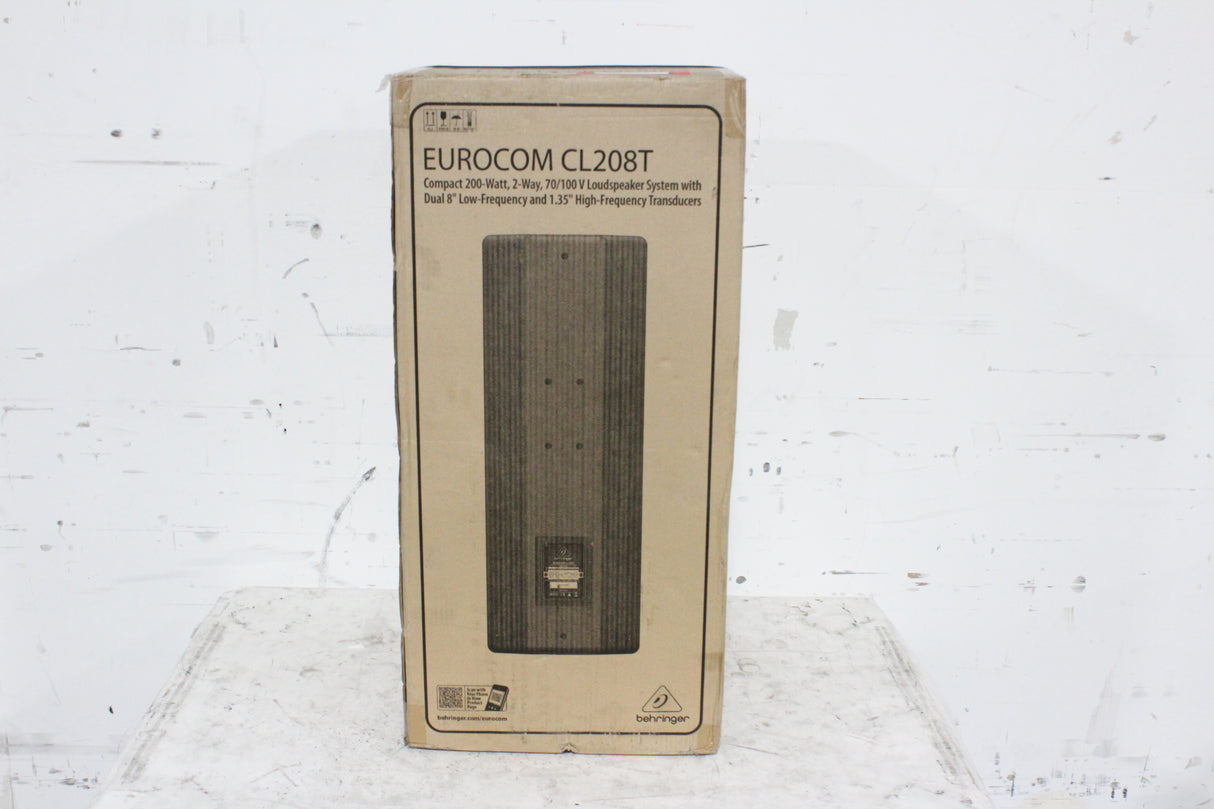 Behringer CL208T EUROCOM Compact 200W 2-Way 70/100V Loudspeaker System