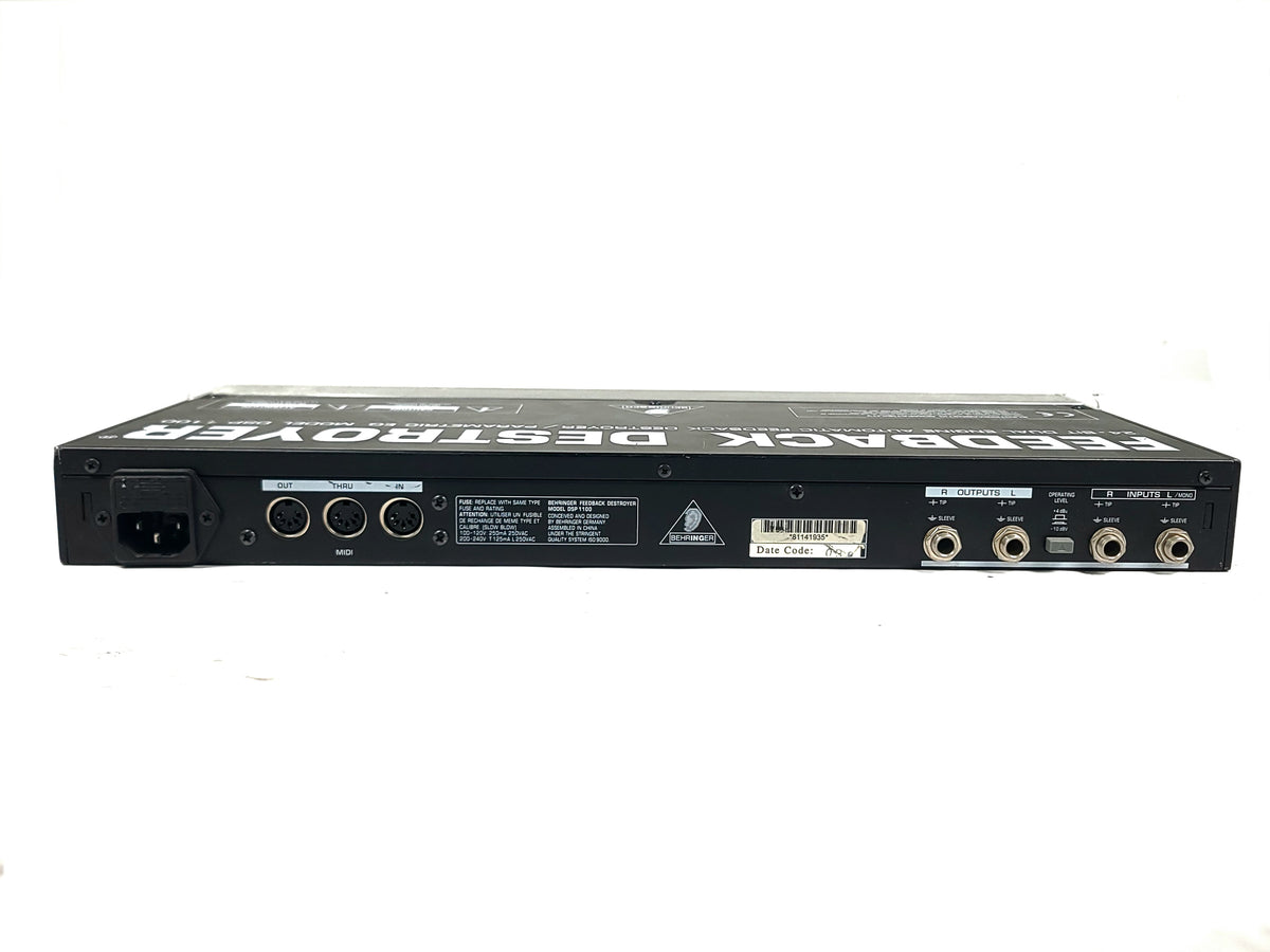 Behringer Feedback Destroyer Pro DSP1100
