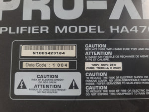 Behringer Powerplay Pro-XL HA4700 4-Ch Headphone Mixing/Distribution Amplifier