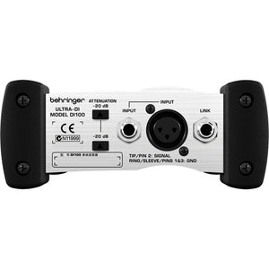 Behringer Ultra-DI DI100 1-Channel Active Microphone/Instrument Direct Box