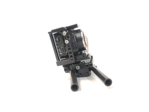 Blackmagic Design SmallRig Studio Camera w/ (1) Feelworld FW279S 7" 4K Ultra-Bright Monitor, (1) Panasonic H-HS12035 Lens, & (1) Panasonic H-PS45175 Lens in Lykus Hard Case