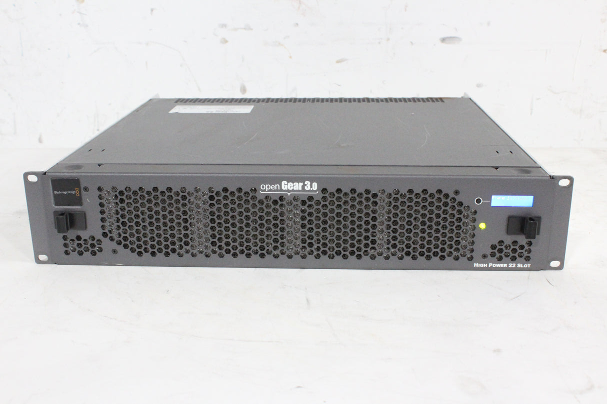 Blackmagic OpenGear 3.0 22 Slot High Power Frame igE Network Control w/ Cooling
