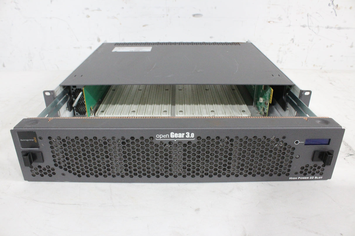 Blackmagic OpenGear 3.0 22 Slot High Power Frame igE Network Control w/ Cooling