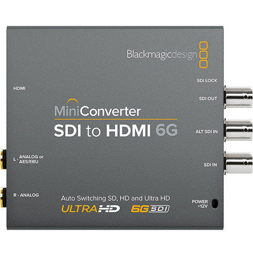 Blackmagic Design BMD-CONVMBSH4K6G Mini Converter - SDI to HDMI 6G