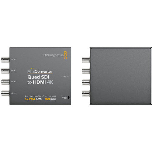 Blackmagic Design BMD-CONVMBSQUH4K2 Mini Converter - Quad SDI to HDMI 4K 2