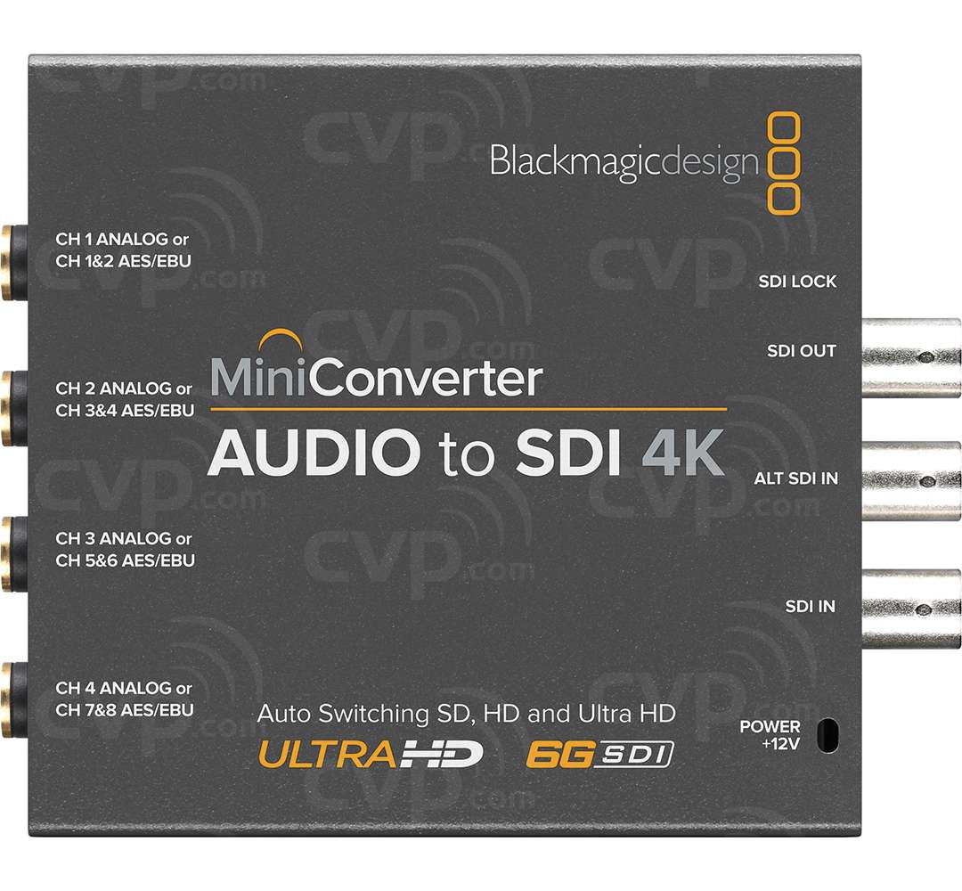 Blackmagic Design CONVMCAUDS4K Mini Converter Audio to SDI 4K Signal Converter