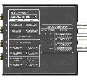 Blackmagic Design CONVMCAUDS4K Mini Converter Audio to SDI 4K Signal Converter