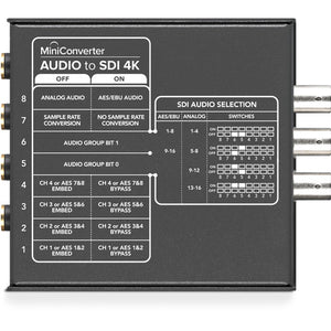 Blackmagic Design CONVMCAUDS4K Mini Converter Audio to SDI 4K Signal Converter