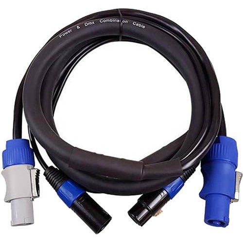 Blizzard 3-Pin DMX + powerCON® Compatible Combo Cable