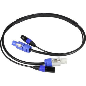 Blizzard 3-Pin DMX + powerCON® Compatible Combo Cable