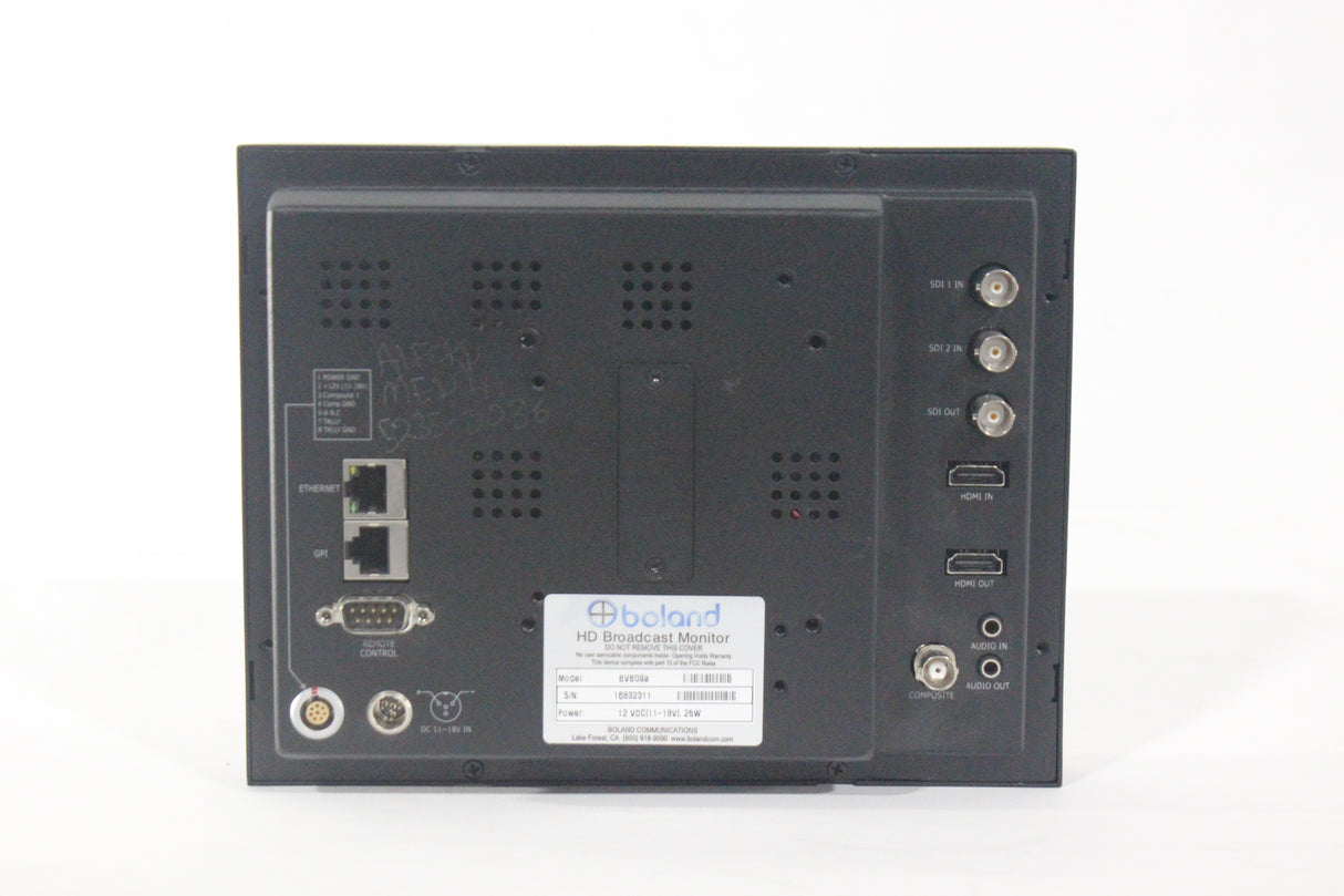 Boland BVB09a 9” DayBrite 2-Way Cross Conversion Monitor