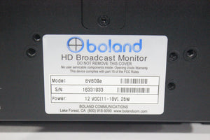 Boland BVB09a 9” DayBrite 2-Way Cross Conversion Monitor