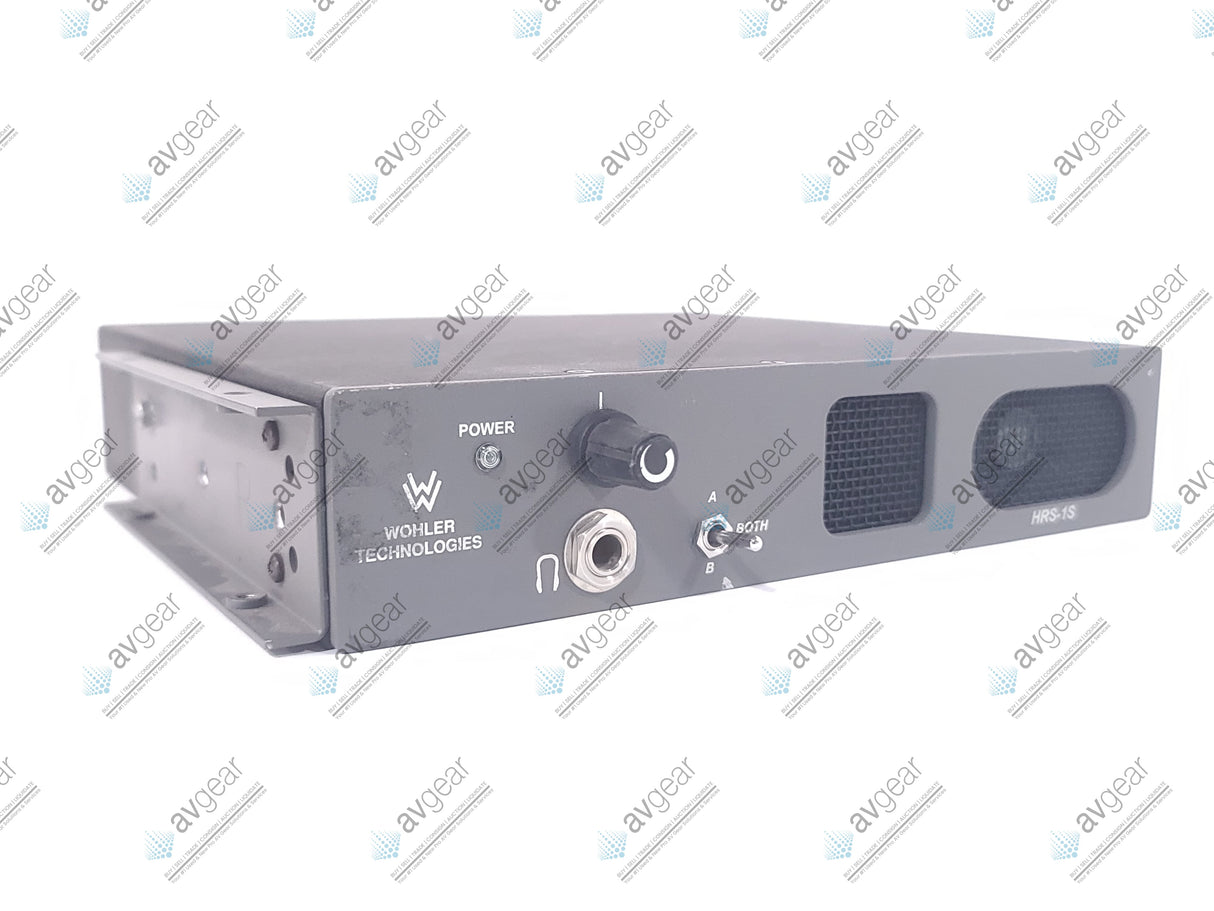 Wohler Technologies HRS-1S Half-Rack 2-Channel Analog Audio Monitor