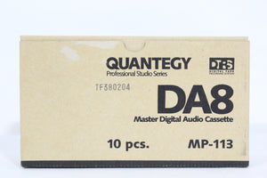 (9) Quantegy DA8 Master Digital Audio Cassette MP-113 (NEW)