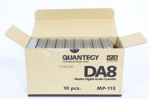 (9) Quantegy DA8 Master Digital Audio Cassette MP-113 (NEW)