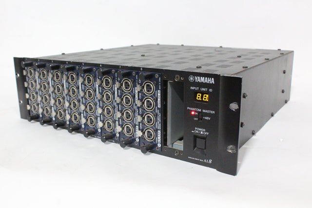 Yamaha AI8-ML8 Analog Input Box w/ (8) LMY4-MLF Analog Input Option Cards (Powers ON, Not Fully Tested)||Yamaha AI8-ML8 Analog Input Box w/ (8) LMY4-MLF Analog Input Option Cards (Powers ON, Not Fully Tested)|Yamaha AI8-ML8 Analog Input Box w/ (8) LMY4-MLF Analog Input Option Cards (Powers ON, Not Fully Tested)|Yamaha AI8-ML8 Analog Input Box w/ (8) LMY4-MLF Analog Input Option Cards (Powers ON, Not Fully Tested)|Yamaha AI8-ML8 Analog Input Box w/ (8) LMY4-MLF Analog Input Option Cards (Powers O