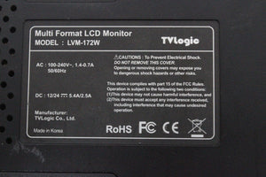 TVLogic LVM-172W 17'' LCD Multi Format Monitor