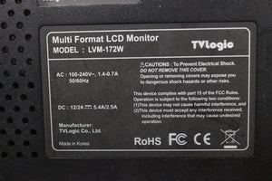 TVLogic LVM-172W 17'' LCD Multi Format Monitor (Broken Stand)