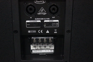 Behringer EuroCom CL118S 18in 400 Watt Subwoofer (Open-Box)