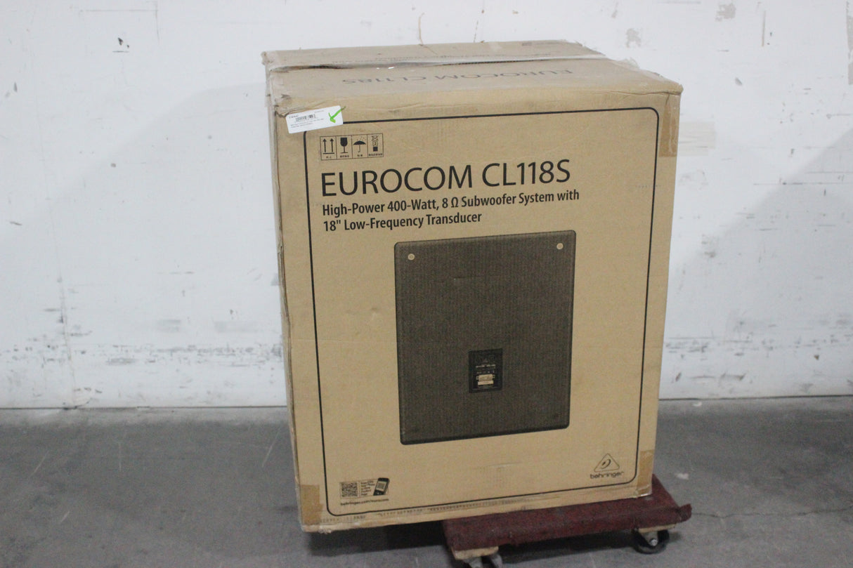 Behringer EuroCom CL118S 18in 400 Watt Subwoofer (Open-Box)