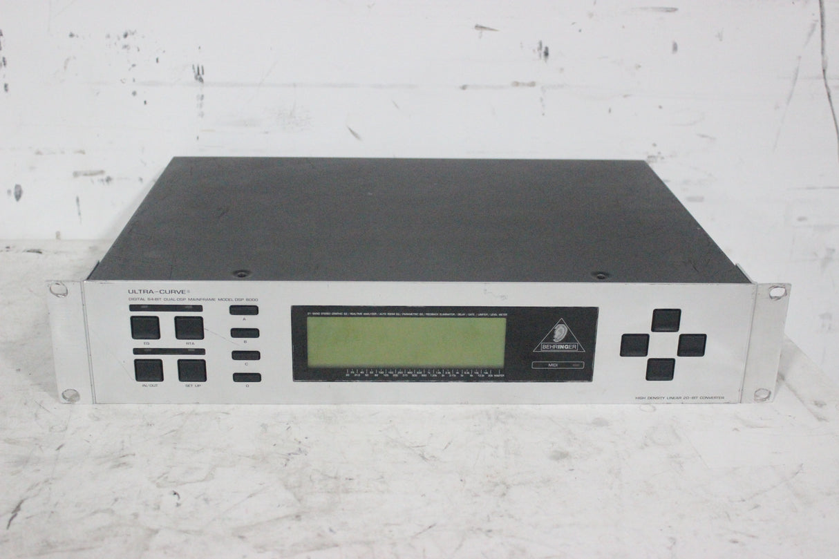 Behringer DSP-8000 Digital 24-Bit Dual DSP Mainframe Equalizer / Processor