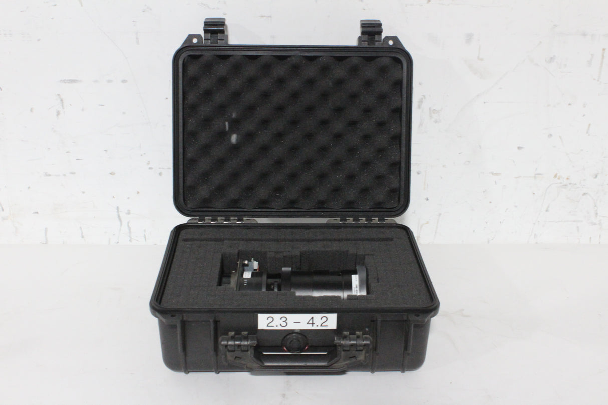 Sanyo LNS-T31A 2.54-.4.39 Long Zoom Lens in Pelican 1450 Hard Carry Case