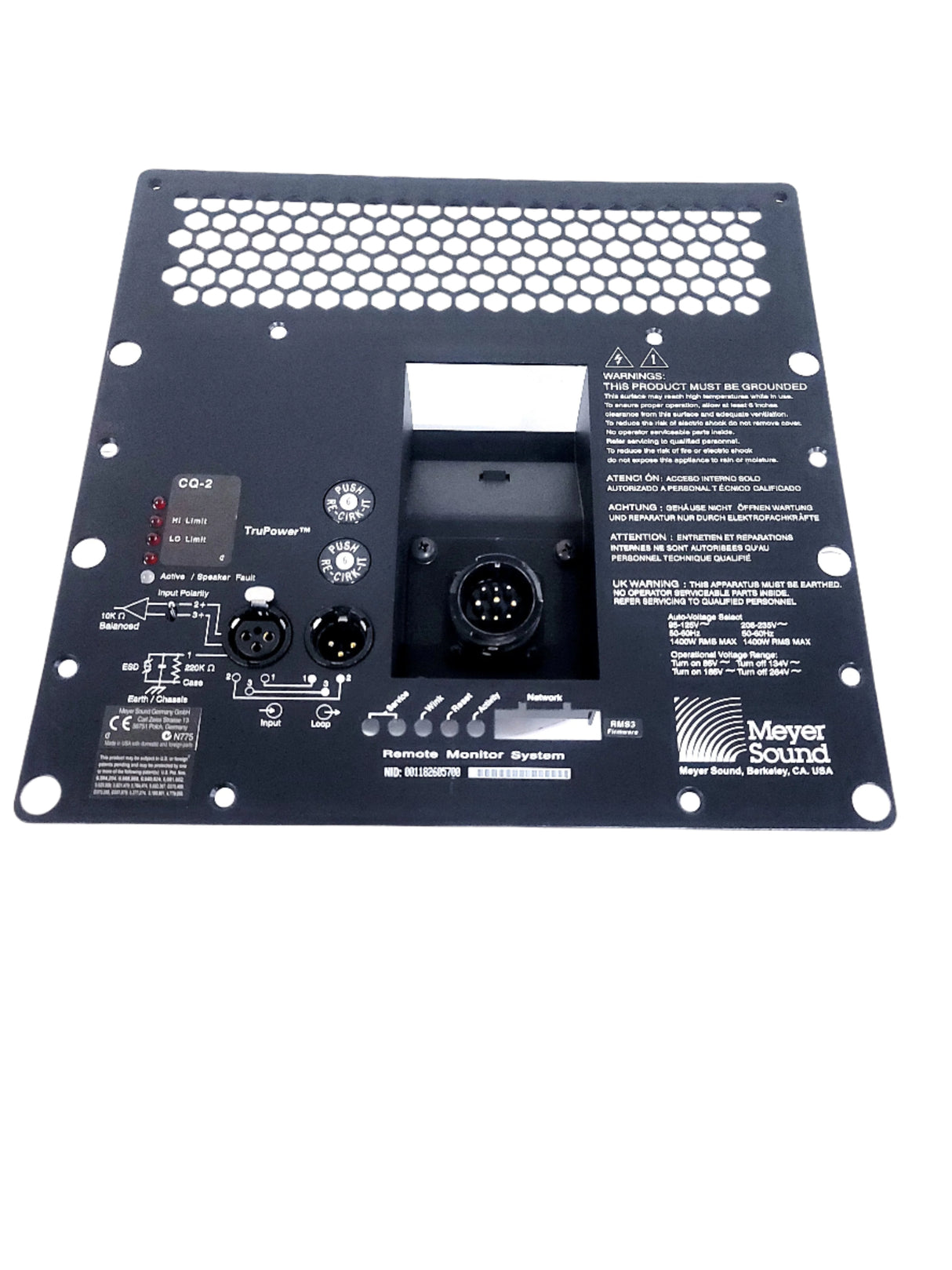 Meyer Sound MP-2 1240W Amplifier Panel for 650P Speaker