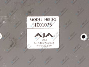 AJA Model Hi5-3G 3G/HD/SD-SDI to HDMI Video and Audio Converter