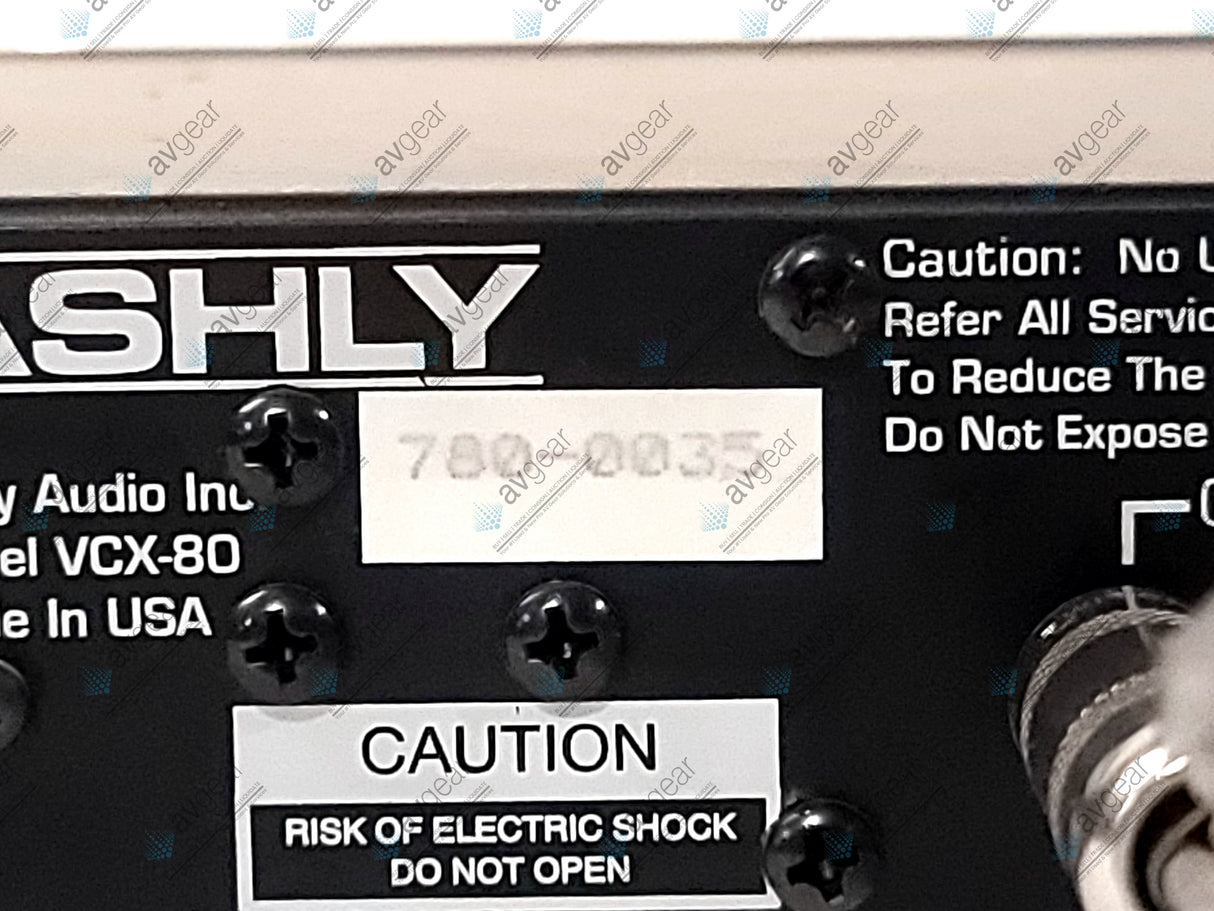 Ashly VCX-80 8-Channel Digitally Controlled VCA Limiter