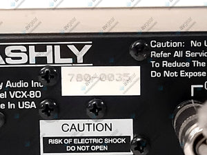 Ashly VCX-80 8-Channel Digitally Controlled VCA Limiter