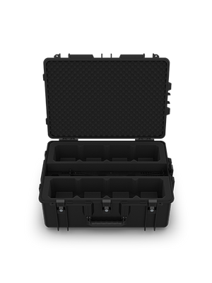CHAUVET DJ Freedom Charge 8P Pelican-Style Charging Transport Case for Freedom Par Q9 and H9 IP (Black)