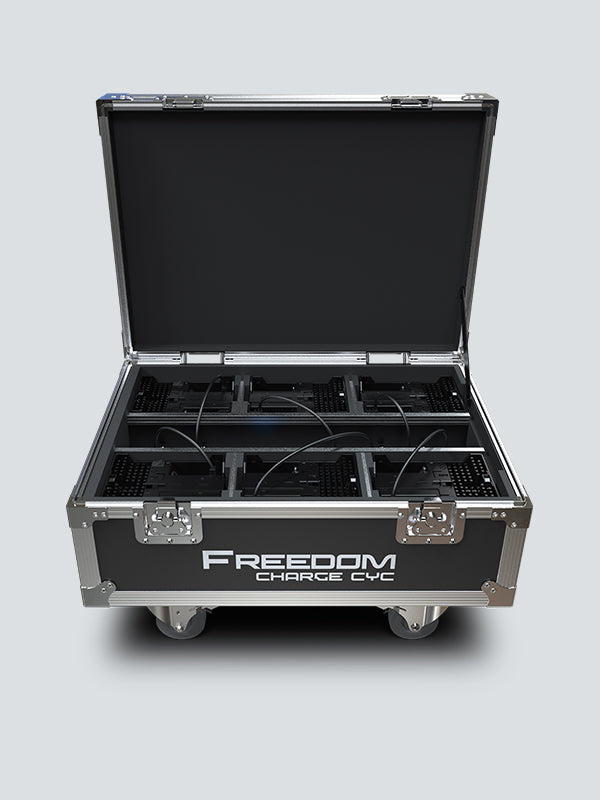 CHAUVET DJ Freedom Charge Cyc Wheeled Road Case for 6 Fixtures (Black)