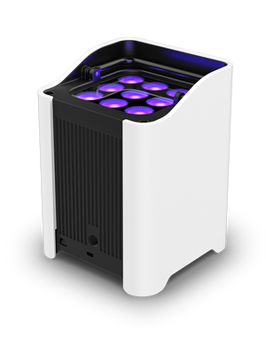 CHAUVET DJ Freedom Flex H9 IP Weather-Resistant Battery-Powered RGBAW+UV LED PAR Kit with Charging Case (6-Pack)