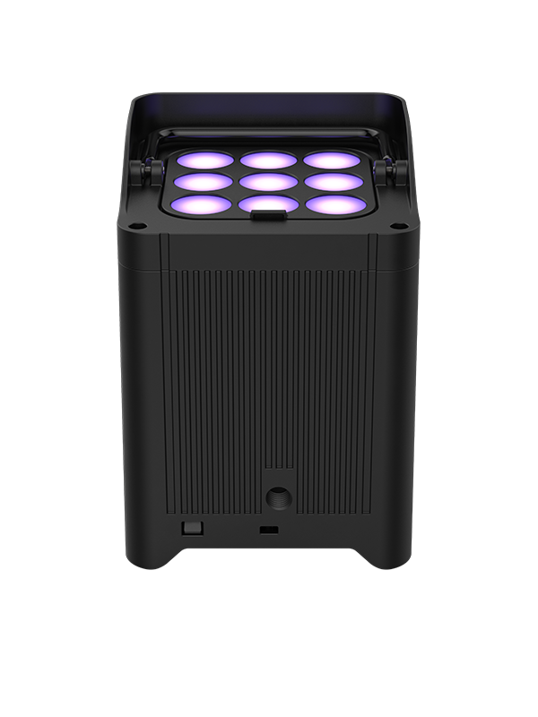 CHAUVET DJ Freedom Flex H9 IP Weather-Resistant Battery-Powered RGBAW+UV LED PAR Kit with Charging Case (6-Pack)