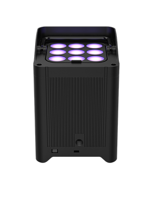 CHAUVET DJ Freedom Flex H9 IP Weather-Resistant Battery-Powered RGBAW+UV LED PAR Kit with Charging Case (6-Pack)